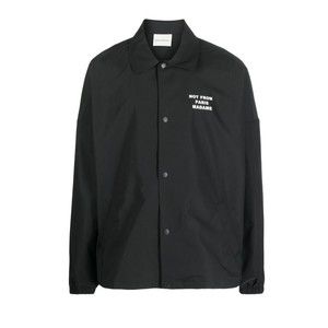 Drôle De Monsieur Black Jacket With Bold Slogan Design - NWT